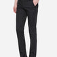 Black Solid Super Slim Fit Casual Trouser | Greenfibre