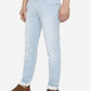 Ice Blue Solid Narrow Fit Jeans | Greenfibre