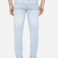 Ice Blue Solid Narrow Fit Jeans | Greenfibre