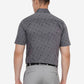 Grey Printed Slim Fit Formal Shirt | Greenfibre