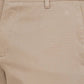 Light Khaki Solid Slim Fit Casual Trouser | Greenfibre