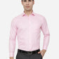 Pink Dobby Slim Fit Formal Shirt | Greenfibre