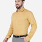 Yellow Solid Slim Fit Party Wear Shirt | Greenfibre