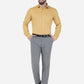 Yellow Solid Slim Fit Party Wear Shirt | Greenfibre