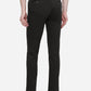 Black Solid Slim Fit Casual Trouser | Greenfibre