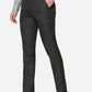 Black Solid Slim Fit Formal Trouser | Greenfibre