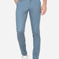 Dusty Blue Solid Neo Fit Casual Trouser | Greenfibre