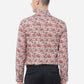 Orange Printed Slim Fit Party Wear Shirt | Greenfibre