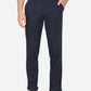 Navy Blue Solid Slim Fit Casual Trouser | Greenfibre