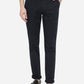 Navy Blue Solid Super Slim Fit Casual Trouser | Greenfibre