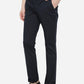 Navy Blue Solid Super Slim Fit Casual Trouser | Greenfibre