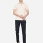 Navy Blue Solid Super Slim Fit Casual Trouser | Greenfibre