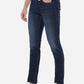 Denim Blue Washed Straight Fit Jeans | Greenfibre