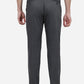 Grey Solid Neo Fit Casual Trouser | Greenfibre