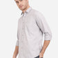 Dawn Grey Solid Slim Fit Casual Shirt | Greenfibre