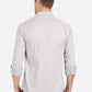 Dawn Grey Solid Slim Fit Casual Shirt | Greenfibre