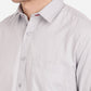 Dawn Grey Solid Slim Fit Casual Shirt | Greenfibre