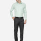 Pale Mint Dobby Slim Fit Formal Shirt | Greenfibre