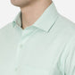 Pale Mint Dobby Slim Fit Formal Shirt | Greenfibre