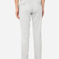 Stone Grey Printed Slim Fit Casual Trouser | Greenfibre