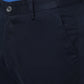 Navy Blue Solid Slim Fit Casual Trouser | Greenfibre