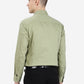 Pista Green Striped Slim Fit Party Wear Shirt | Greenfibre