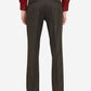 Brown Solid Slim Fit Formal Trouser | Greenfibre