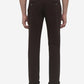 Brown Solid Super Slim Fit Casual Trouser | Greenfibre