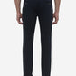 Navy Blue Solid Super Slim Fit Casual Trouser | Greenfibre