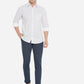 Navy Blue Solid Super Slim Fit Casual Trouser | Greenfibre