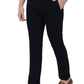 Navy Blue Solid Super Slim Fit Casual Trouser | Greenfibre