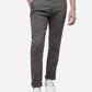 Light Grey Solid Super Slim Fit Casual Trouser | Greenfibre