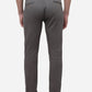 Light Grey Solid Super Slim Fit Casual Trouser | Greenfibre