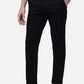 Black Solid Super Slim Fit Casual Trouser | Greenfibre