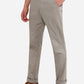 Light Grey Solid Slim Fit Casual Trouser | Greenfibre