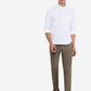 Grey Solid Slim Fit Casual Trouser | Greenfibre