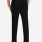 Black Solid Slim Fit Casual Trouser | Greenfibre