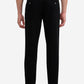 Black Solid Slim Fit Casual Trouser | Greenfibre