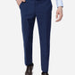 Blue Solid Slim Fit Formal Trouser | Greenfibre