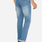 Blue Washed Straight Fit Jeans | Greenfibre