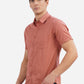 Canyon Clay Solid Slim Fit Semi Casual Shirt | Greenfibre