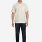 Cloud Cream Solid Slim Fit Semi Casual Shirt | Greenfibre