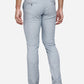 Light Blue Solid Super Slim Fit Casual Trouser | Greenfibre