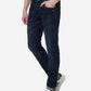 Indigo Blue Washed Slim Fit Jeans | Greenfibre