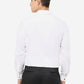 White Solid Slim Fit Party Wear Shirt | Greenfibre