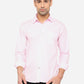 Cradle Pink Solid Slim Fit Semi Casual Shirt | Greenfibre