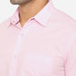 Cradle Pink Solid Slim Fit Semi Casual Shirt | Greenfibre