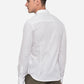 Bright White Solid Slim Fit Semi Casual Shirt | Greenfibre