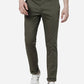 Olive Green Solid Super Slim Fit Casual Trouser | Greenfibre