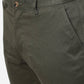 Olive Green Solid Super Slim Fit Casual Trouser | Greenfibre